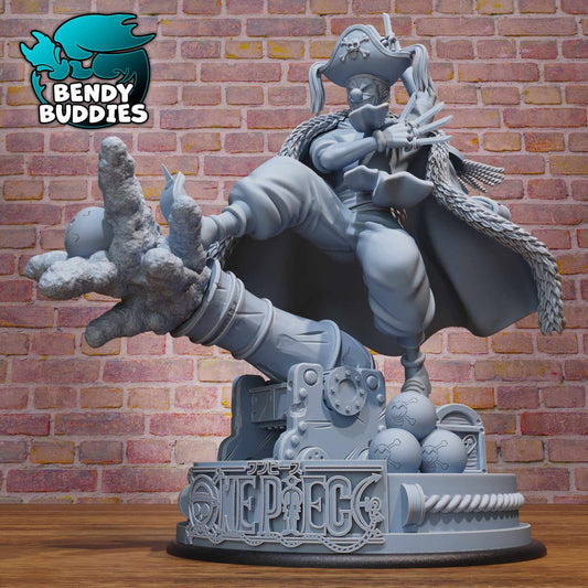 Captain Star Clown - One Piece - Collectible Fanart Statue - Bendy Buddies