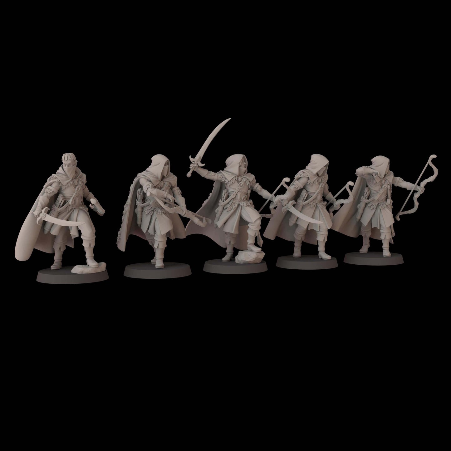 Wood Elf Scouts - Wood Elf Proxy - Fantasy Cult Miniatures