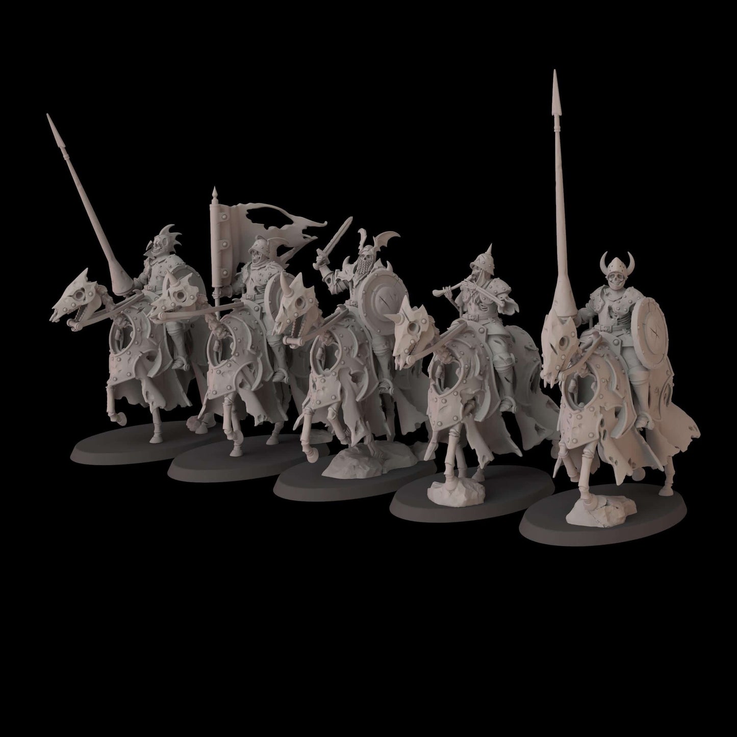 Skeleton Riders - Fantasy Cult Miniatures