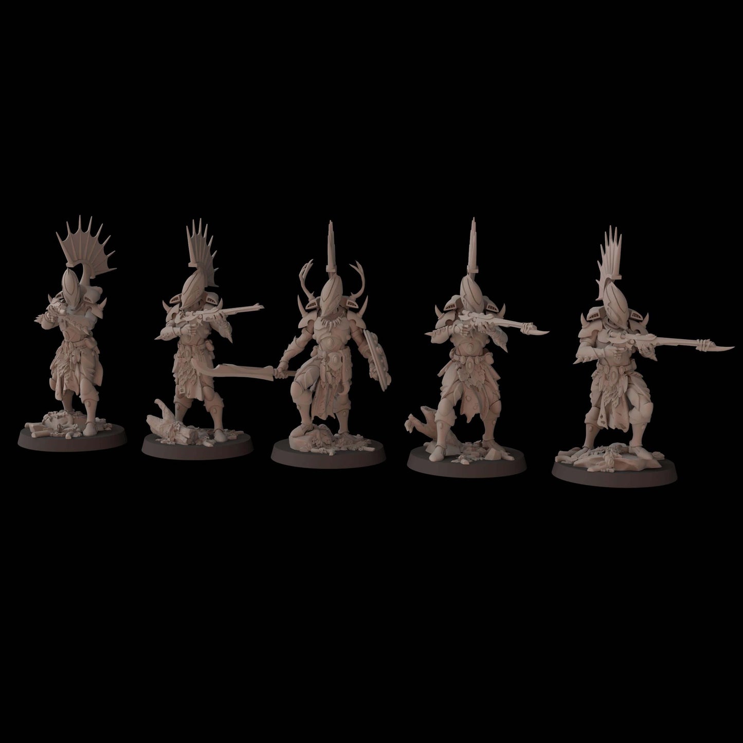 Primeval Elite Guard - Aeldari Proxy - Fantasy Cult Miniatures