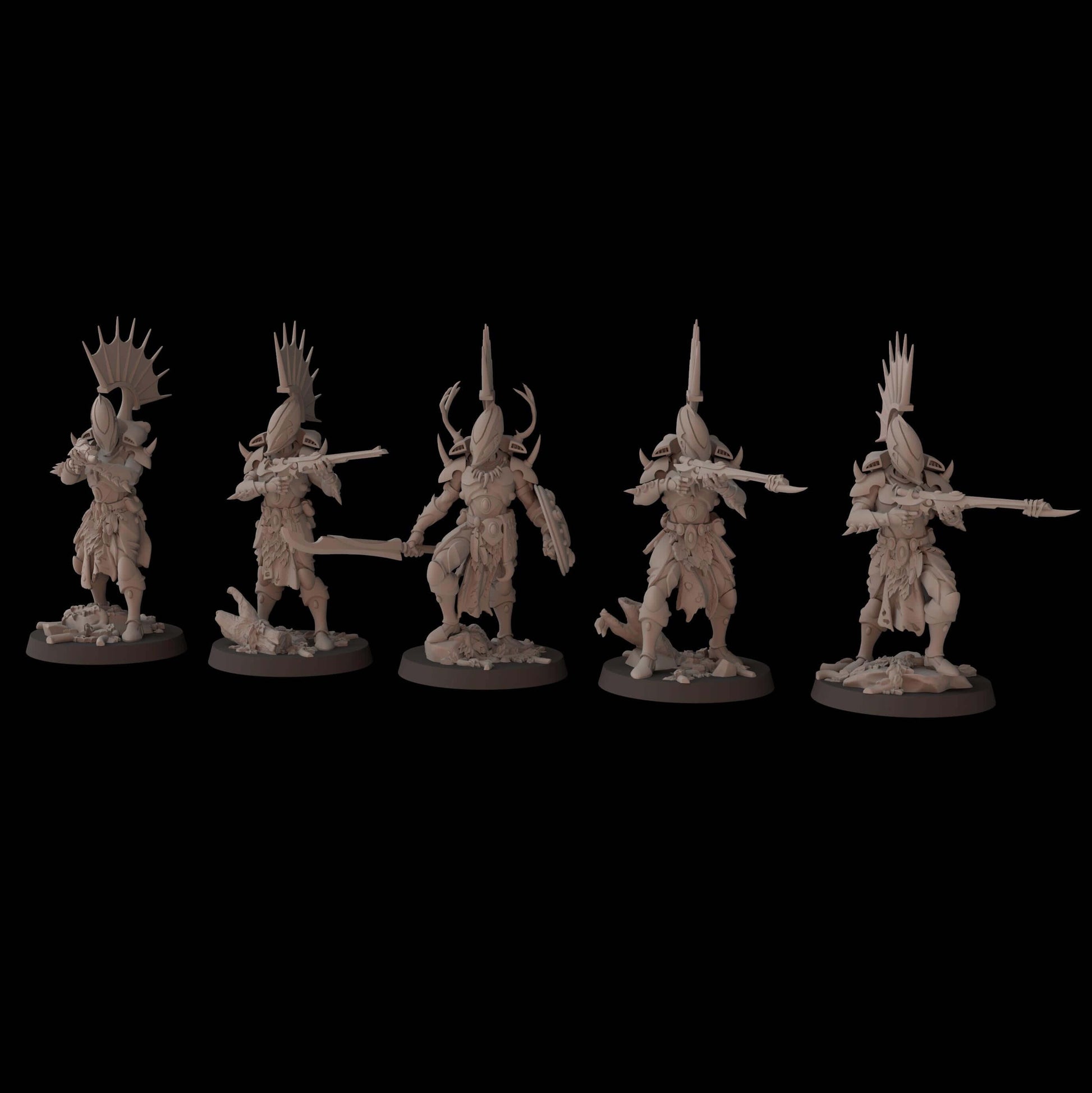 Primeval Elite Guard - Aeldari Proxy - Fantasy Cult Miniatures