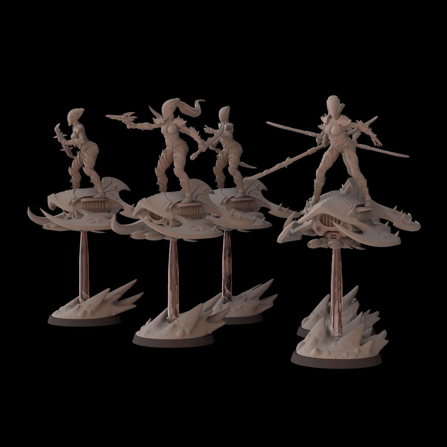 Dark Sliders - Drukhari Proxy - Fantasy Cult Miniatures