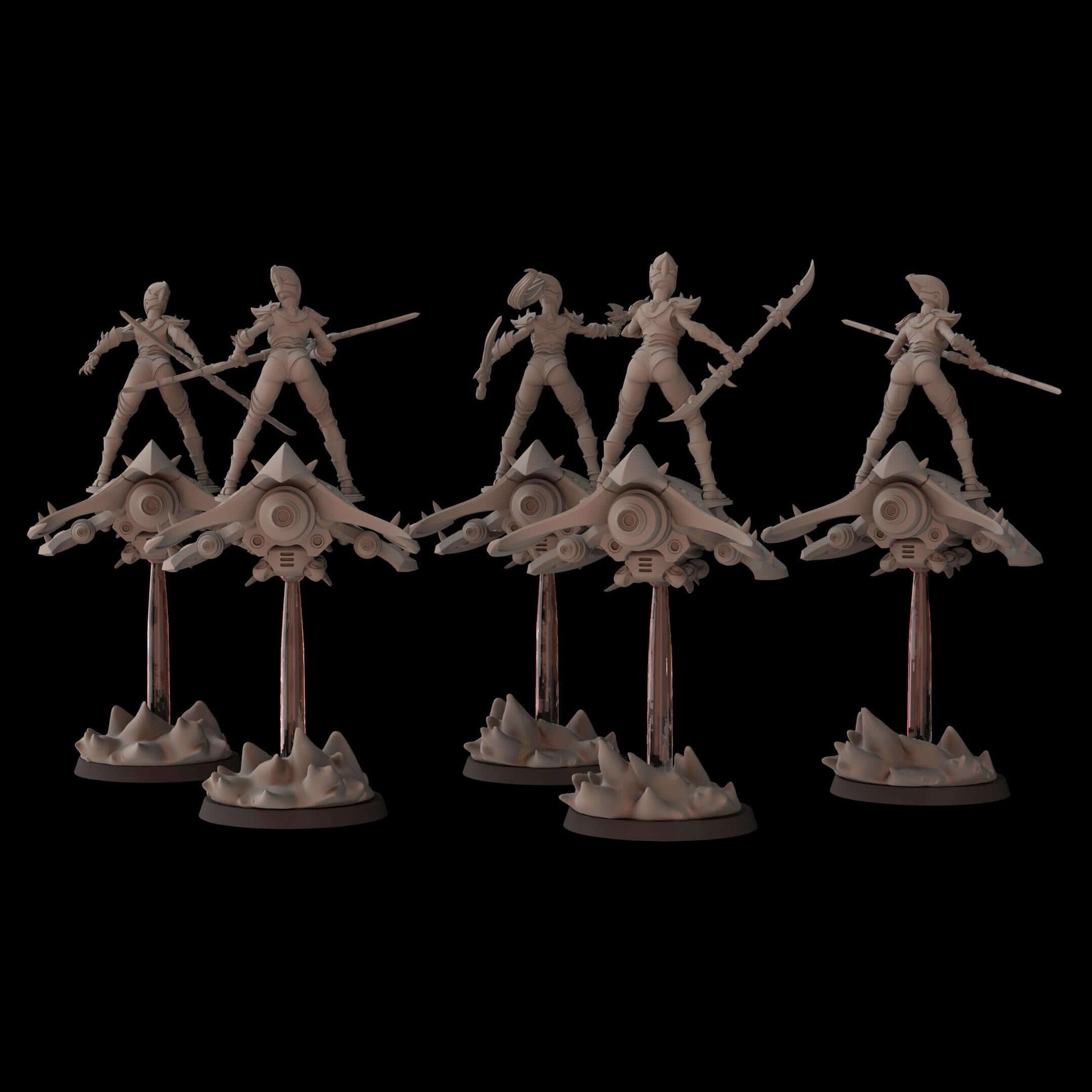 Dark Sliders - Drukhari Proxy - Fantasy Cult Miniatures