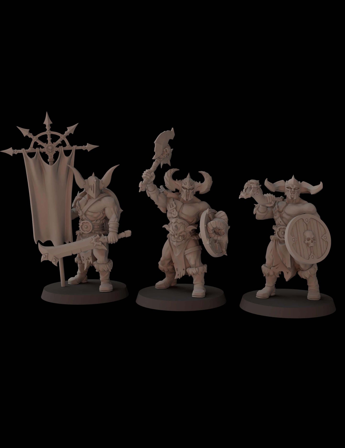 Barbarians - Chaos Undivided Proxy - Fantasy Cult Miniatures