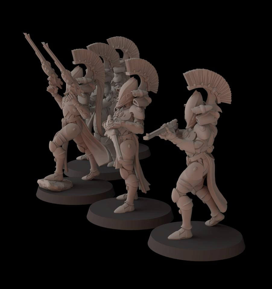 Aeterni Elite Guards - Aeldari Proxy - Fantasy Cult Miniatures