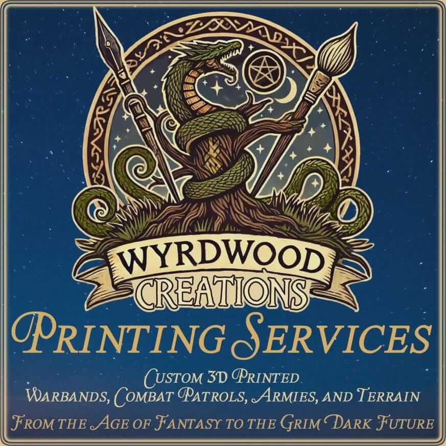 Custom Resin Printed Warbands & Patrol Forces – From Trench Horrors to Distant Stars