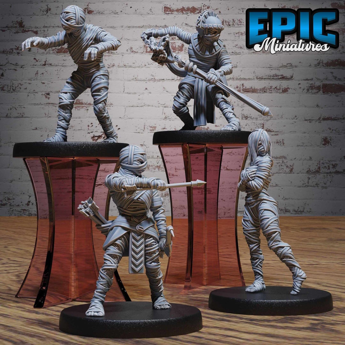 Mummy Army set A - Epic Miniatures - Dungeons and Dragons