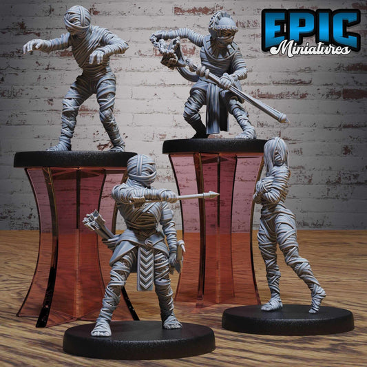 Mummy Army set A - Epic Miniatures - Dungeons and Dragons