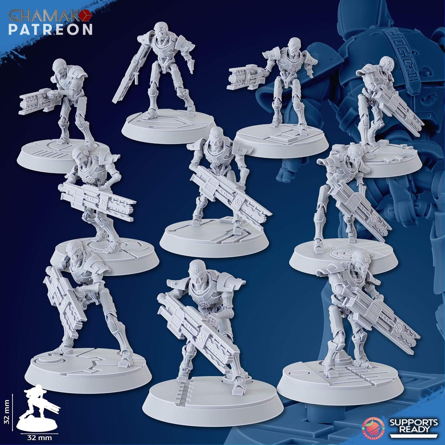 Undying Soldier - Necron Proxy - Ghamak Miniatures