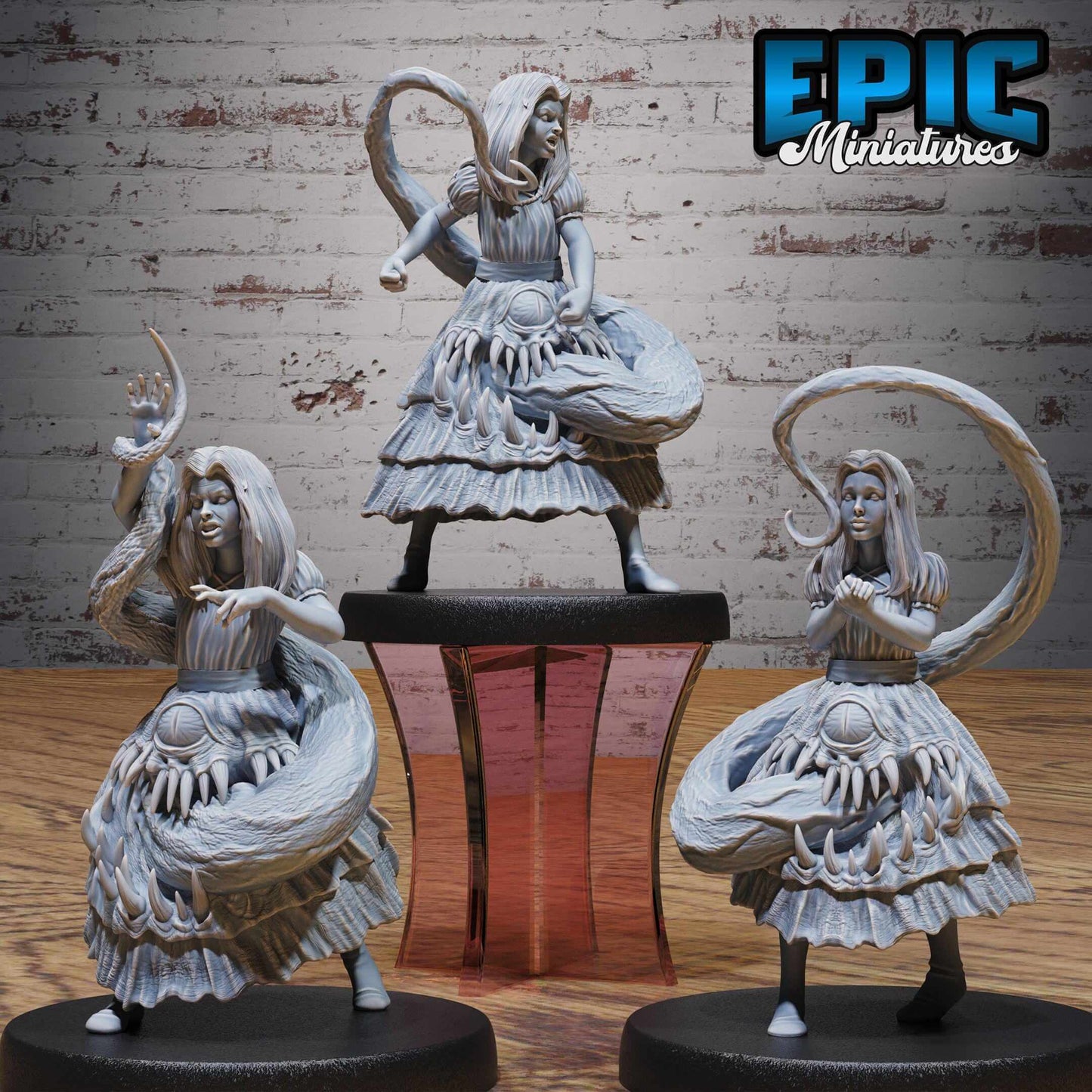Mimic Girl Set - D&D Epic Miniatures   and Dragons
