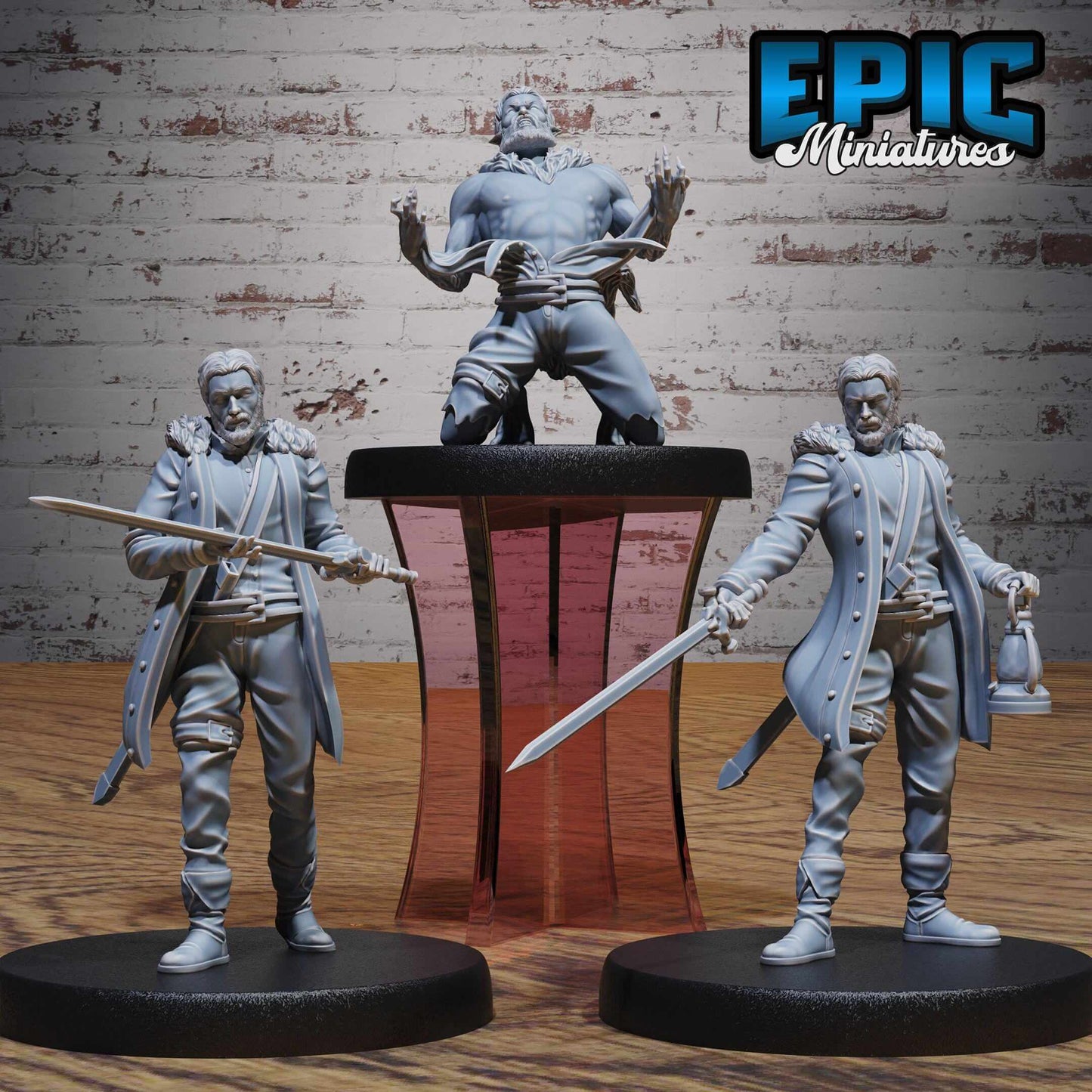 Cursed Traveler Werewolf Set - D&D Epic Miniatures   and Dragons