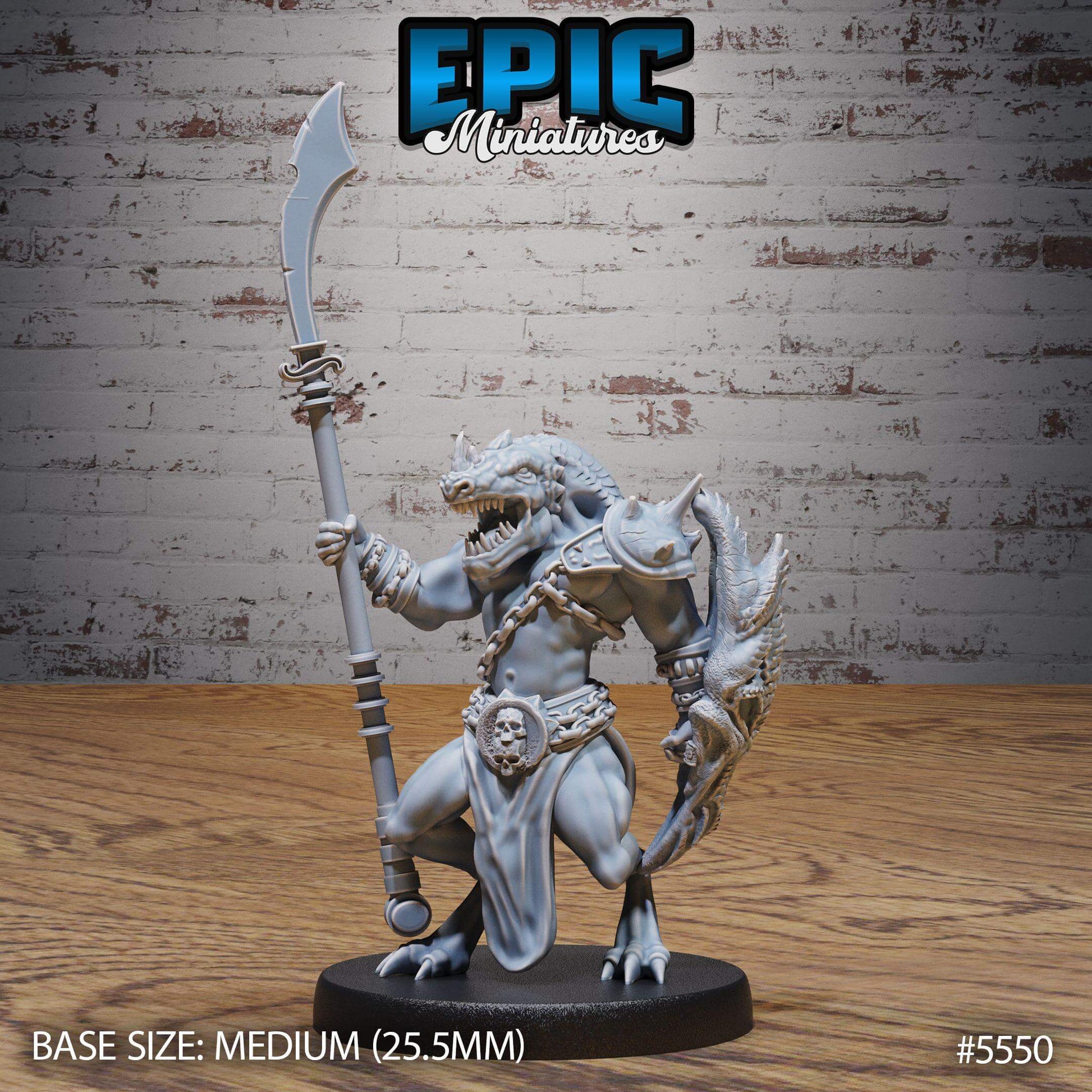 Blue Dragonspawn Set - D&D Epic Miniatures   and Dragons