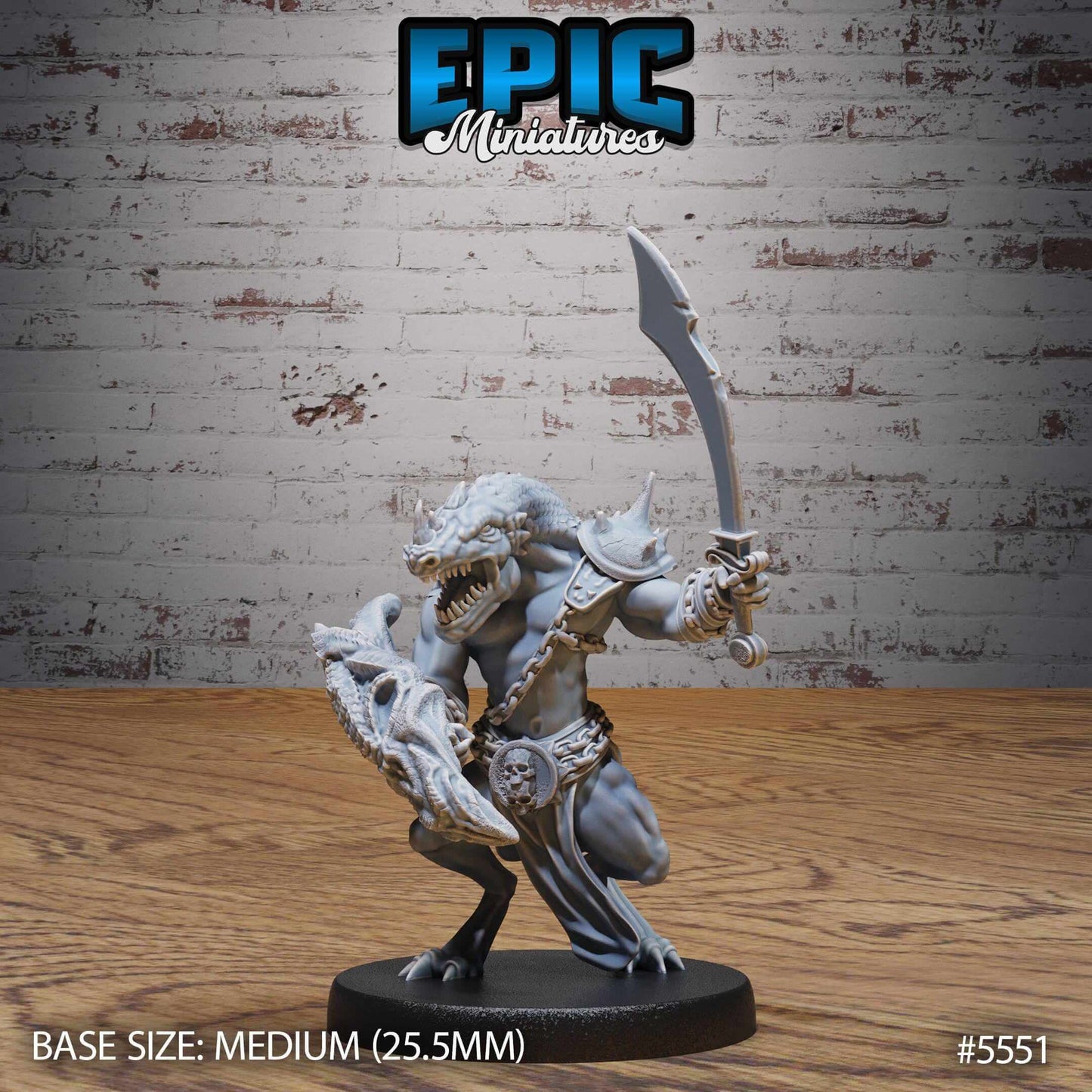 Blue Dragonspawn Set - D&D Epic Miniatures   and Dragons