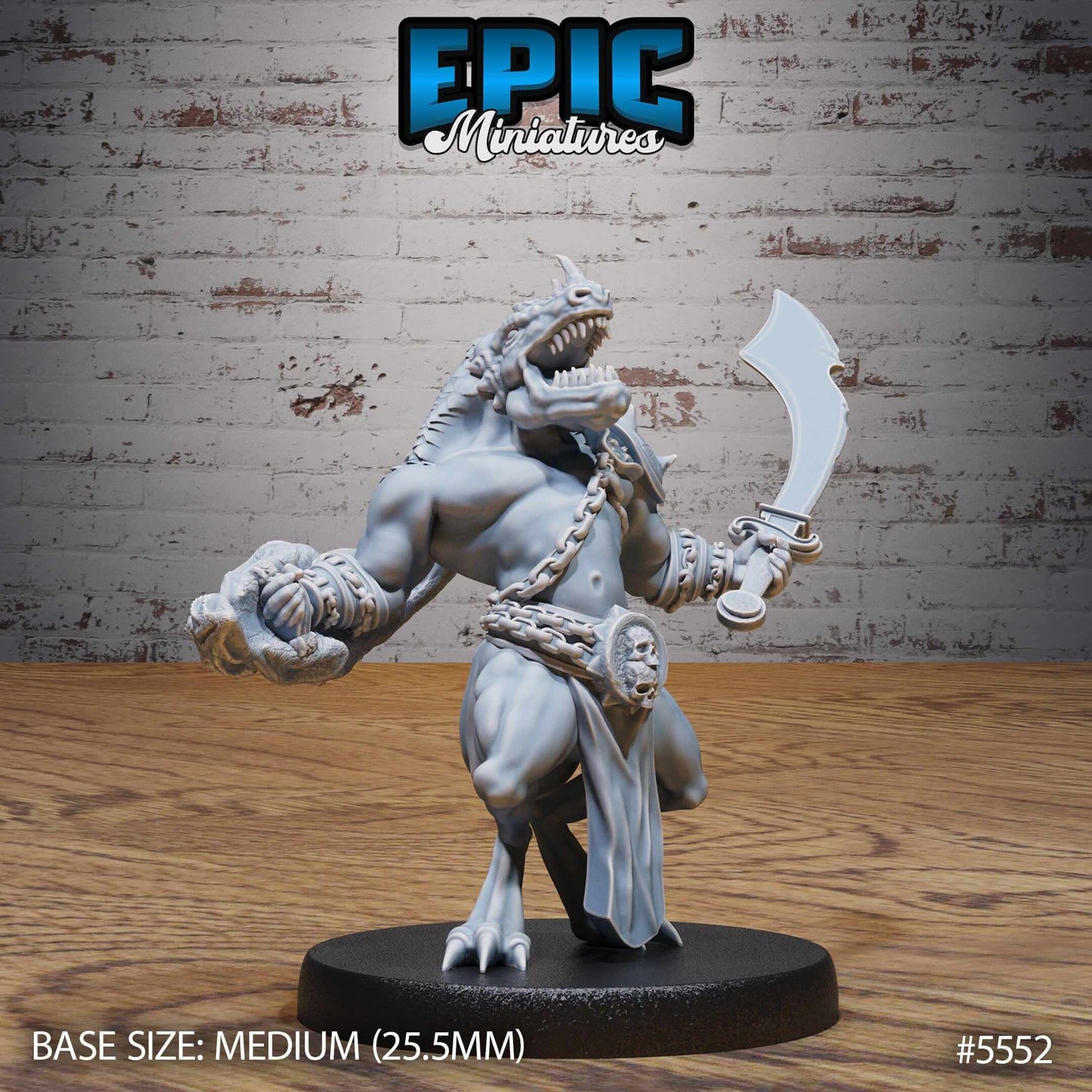 Blue Dragonspawn Set - D&D Epic Miniatures   and Dragons