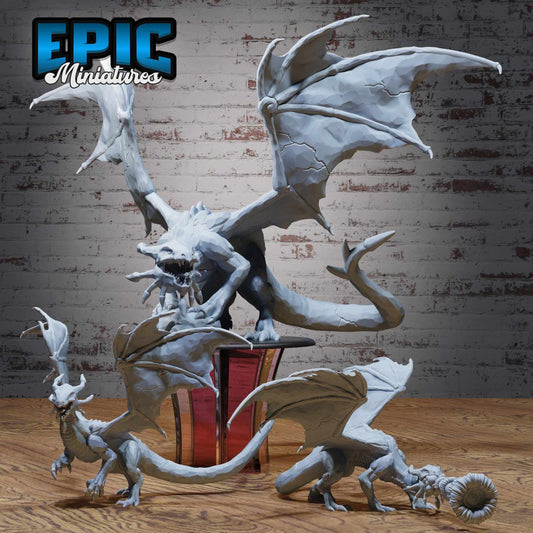 Sapphire Dragon Set - Epic Miniatures - Dungeons and Dragons