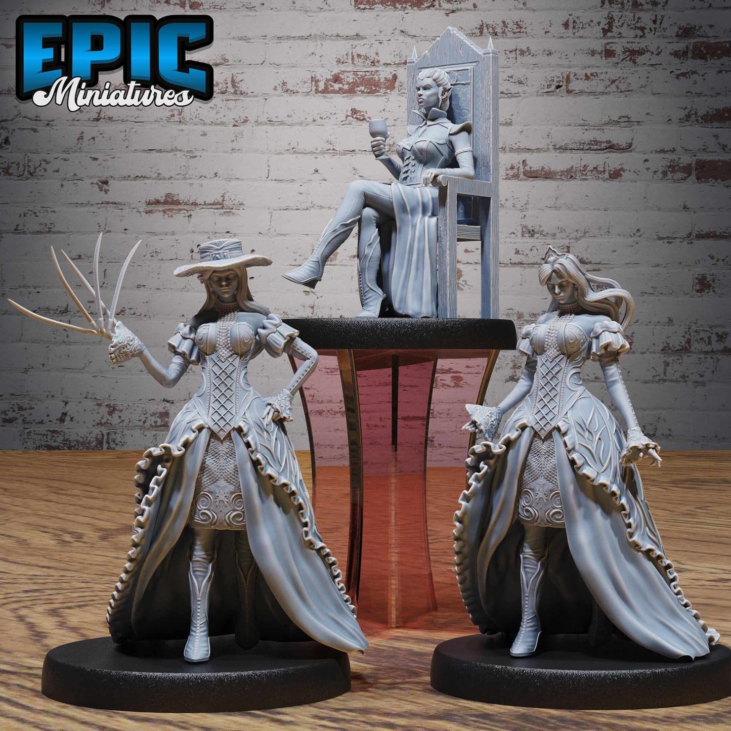 Royal Vampire Lady Set - Epic Miniatures - Dungeons and Dragons
