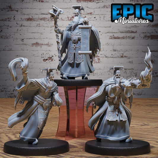 Scholar Wizard Set - Epic Miniatures - Dungeons and Dragons