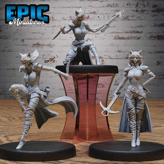 Cat Burglar Rogue Set - D&D Epic Miniatures   and Dragons