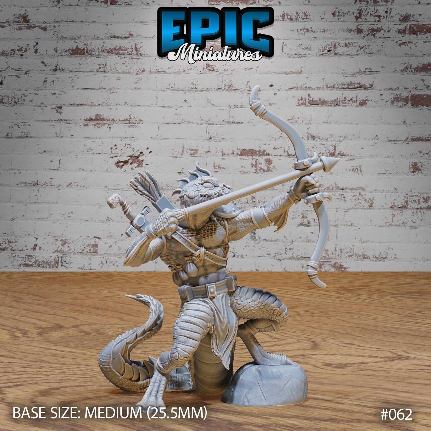 Bandit Lizard Folk Set - Epic Miniatures - Dungeons and Dragons
