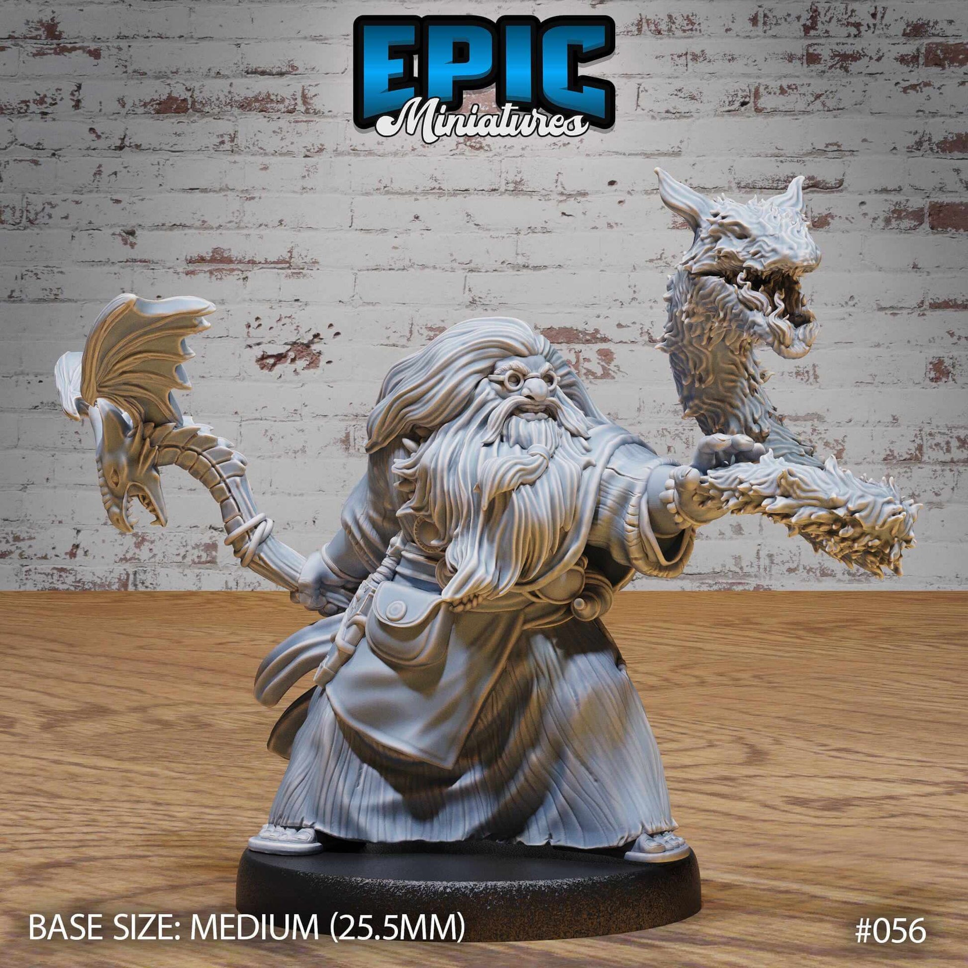 Elemental Magic Dwarf Set - D&D Epic Miniatures   and Dragons