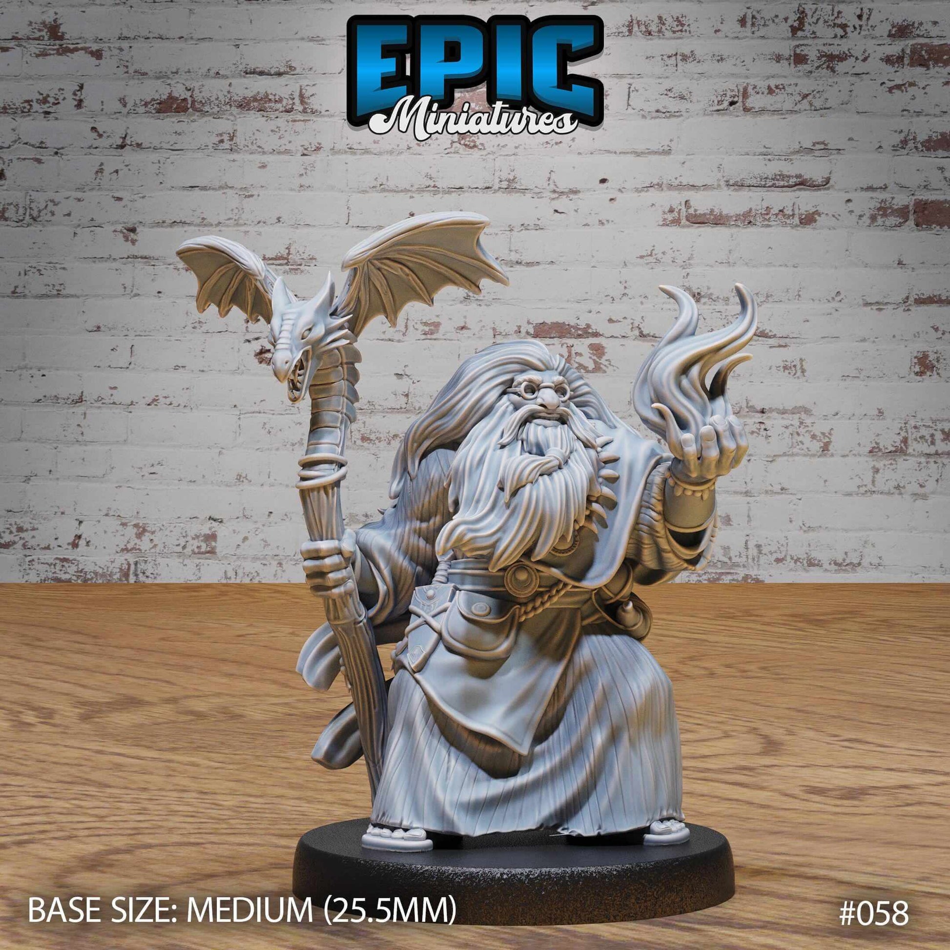 Elemental Magic Dwarf Set - D&D Epic Miniatures   and Dragons