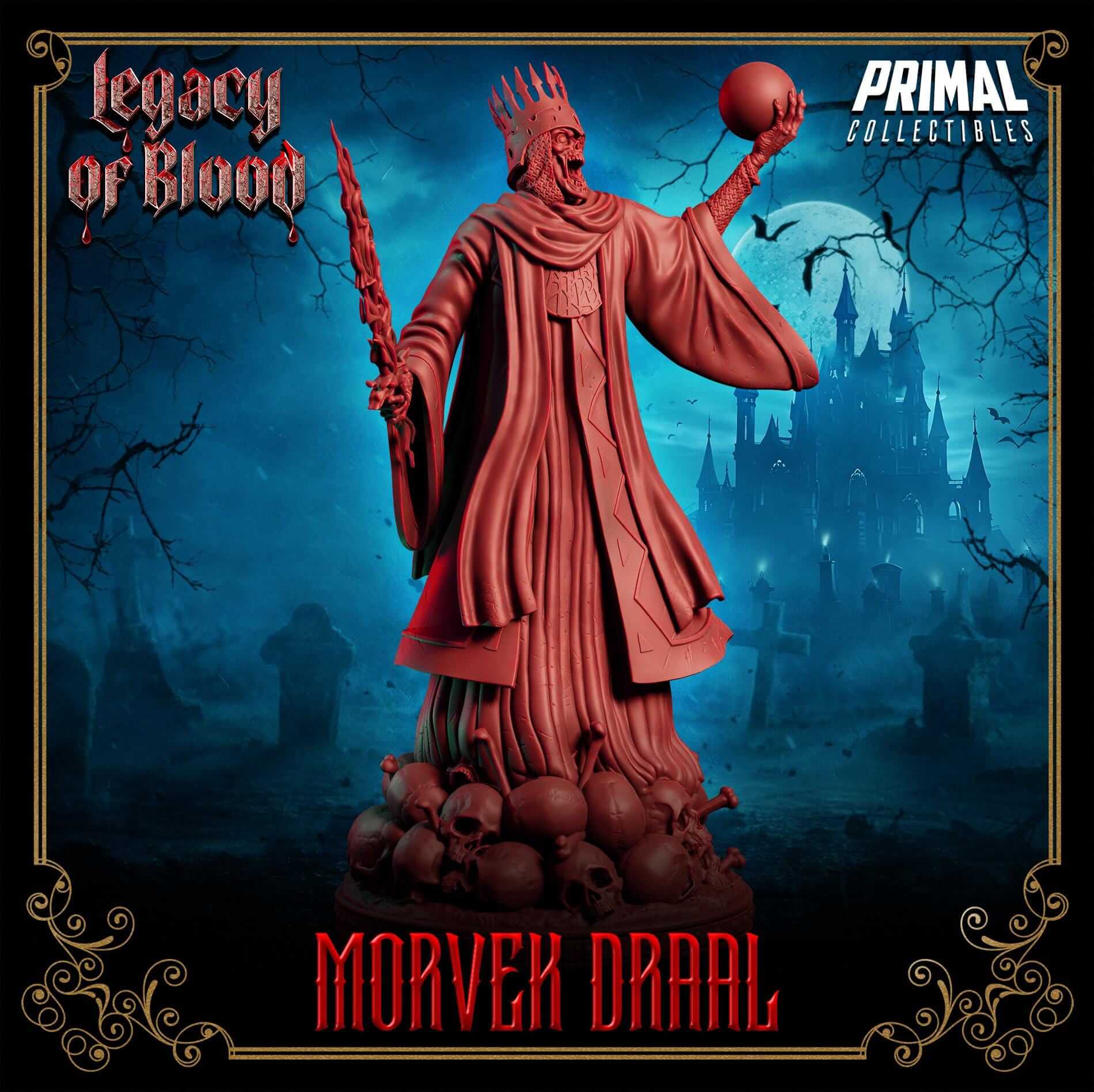 Morvek Draal - Legacy of Blood 3D Printed Resin RPG/Tabletop/Boardgames Miniature Primal Collectibles