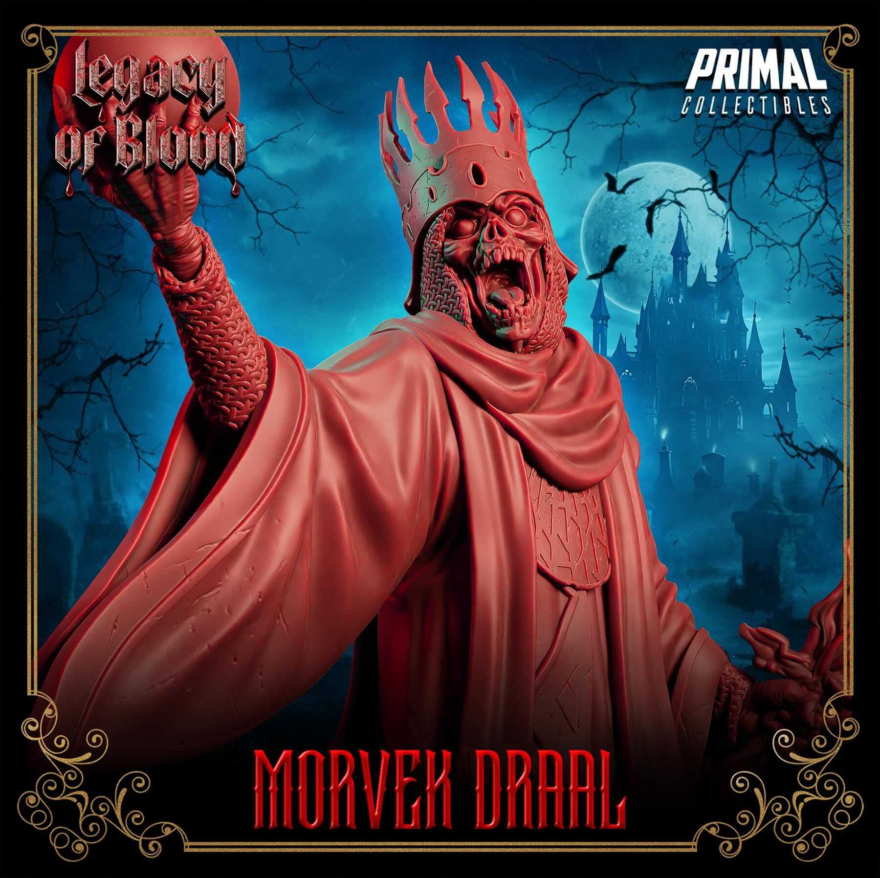 Morvek Draal - Legacy of Blood 3D Printed Resin RPG/Tabletop/Boardgames Miniature Primal Collectibles