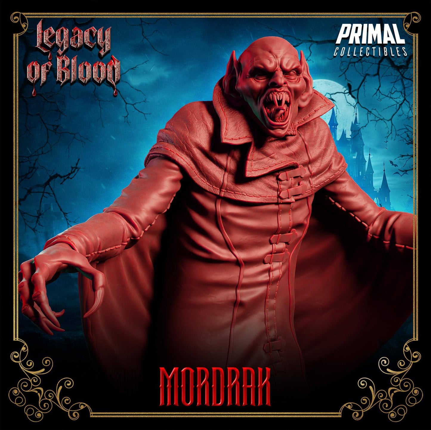Mordrak - Legacy of Blood 3D Printed Resin RPG/Tabletop/Boardgames Miniature Primal Collectibles