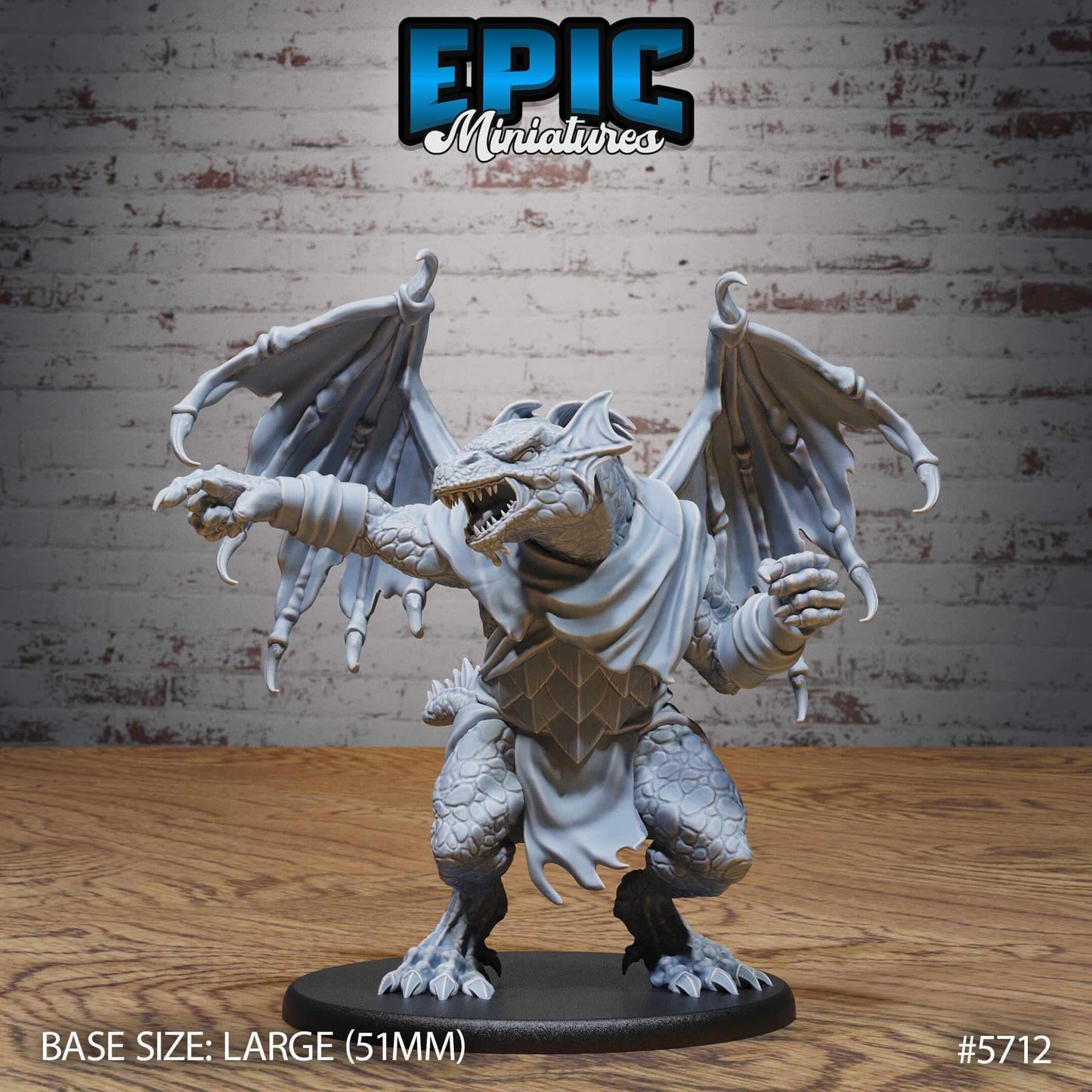 Draconian Warrior Set - Epic Miniatures - Dungeons and Dragons