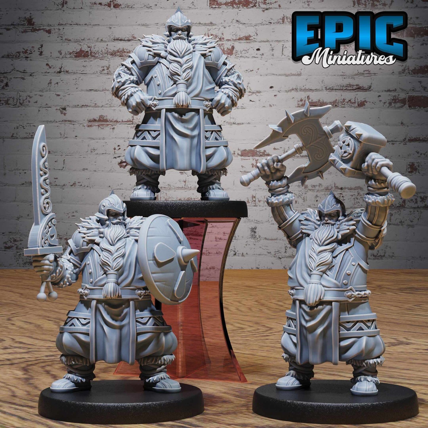 Dwarf Fighter Set - Epic Miniatures - Dungeons and Dragons