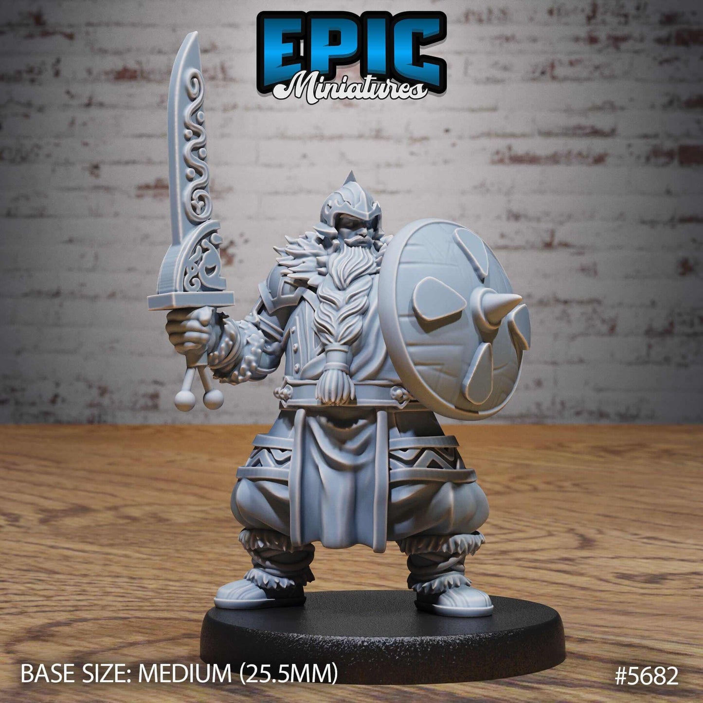 Dwarf Fighter Set - D&D Epic Miniatures   and Dragons
