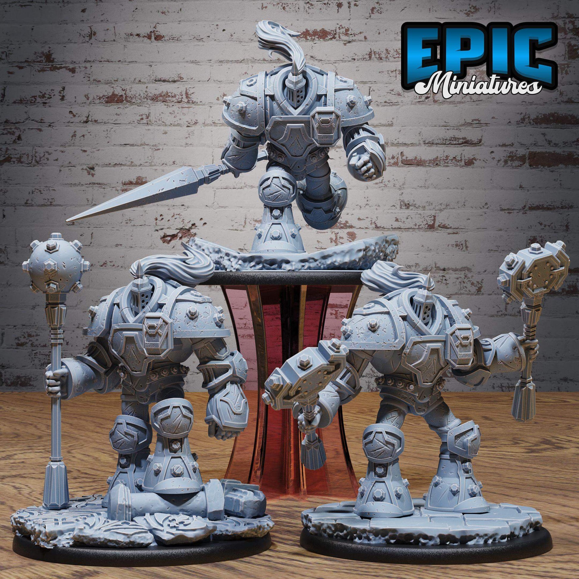 Queens Knight Construct Set - D&D Epic Miniatures   and Dragons