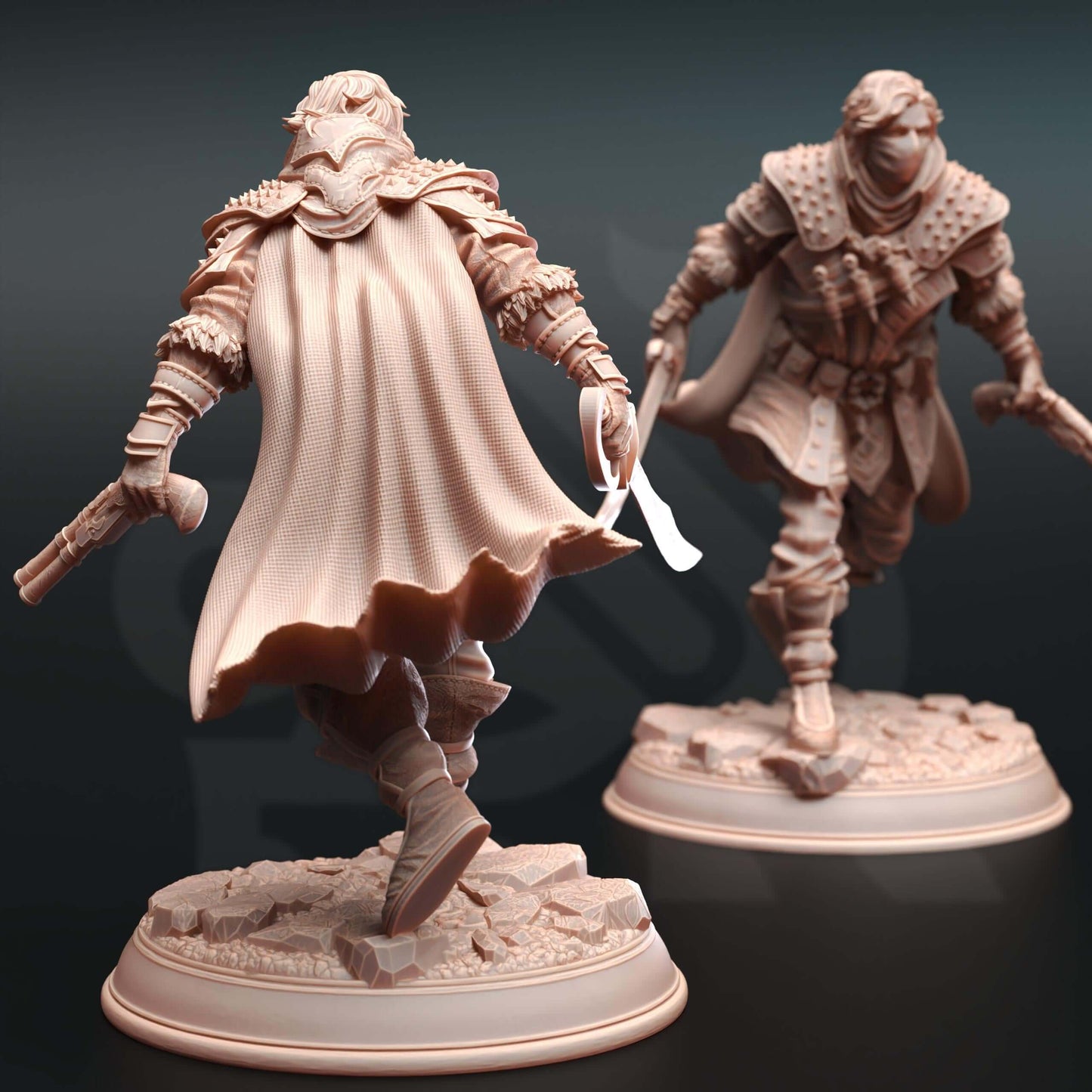 Bandit Boss - Derrick the Fin - 3D Printed Resin RPG/Tabletop/Boardgames Miniature DM Stash