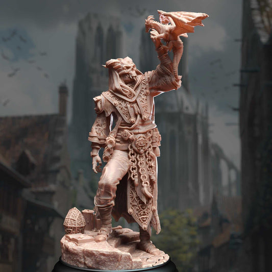 Dragon Culist - Karthys of Zezima - 3D Printed Resin RPG/Tabletop/Boardgames Miniature DM Stash