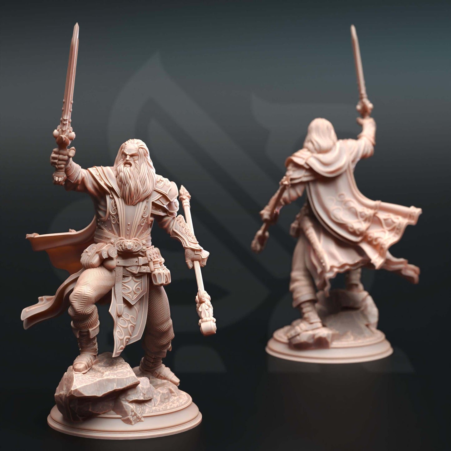 Evocation Master Wizard - Artemis of Canos - 3D Printed Resin RPG/Tabletop/Boardgames Miniature DM Stash