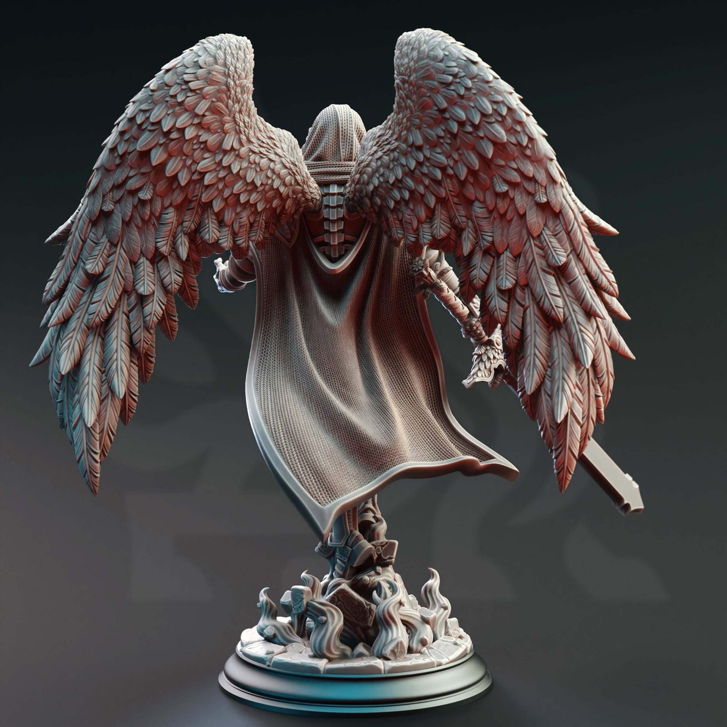 Soulreaper Angel - Eranemeli the Soulbringer - 3D Printed Resin RPG/Tabletop/Boardgames Miniature DM Stash
