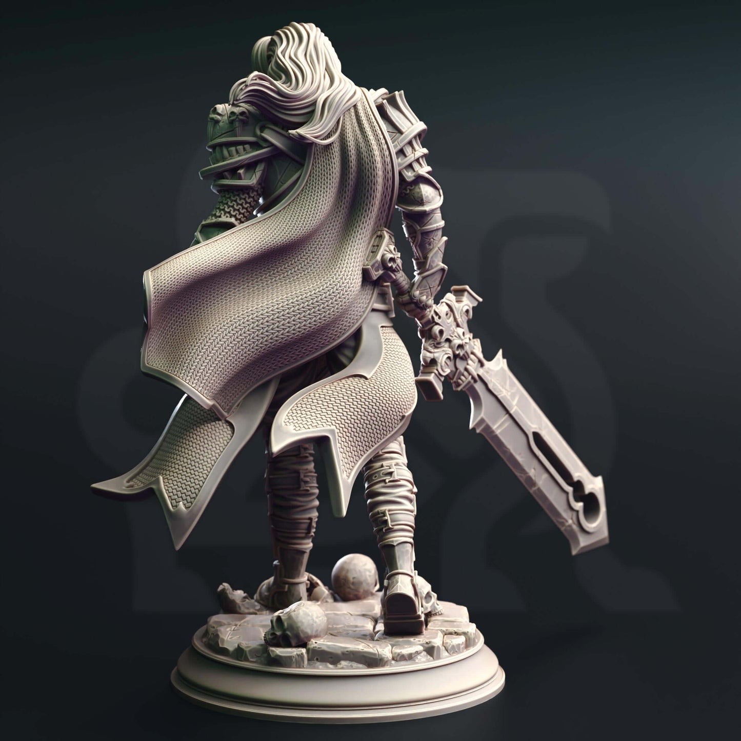 Vampire Knight - Ser Gaston - 3D Printed Resin RPG/Tabletop/Boardgames Miniature DM Stash