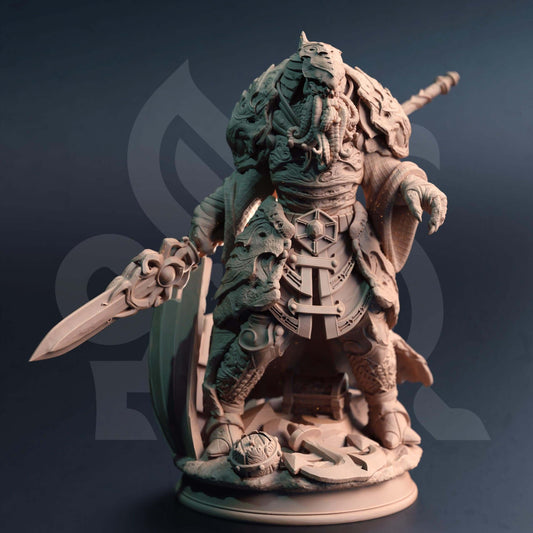 Deep Sea Aberration Guard - Ahznagol - 3D Printed Resin RPG/Tabletop/Boardgames Miniature DM Stash