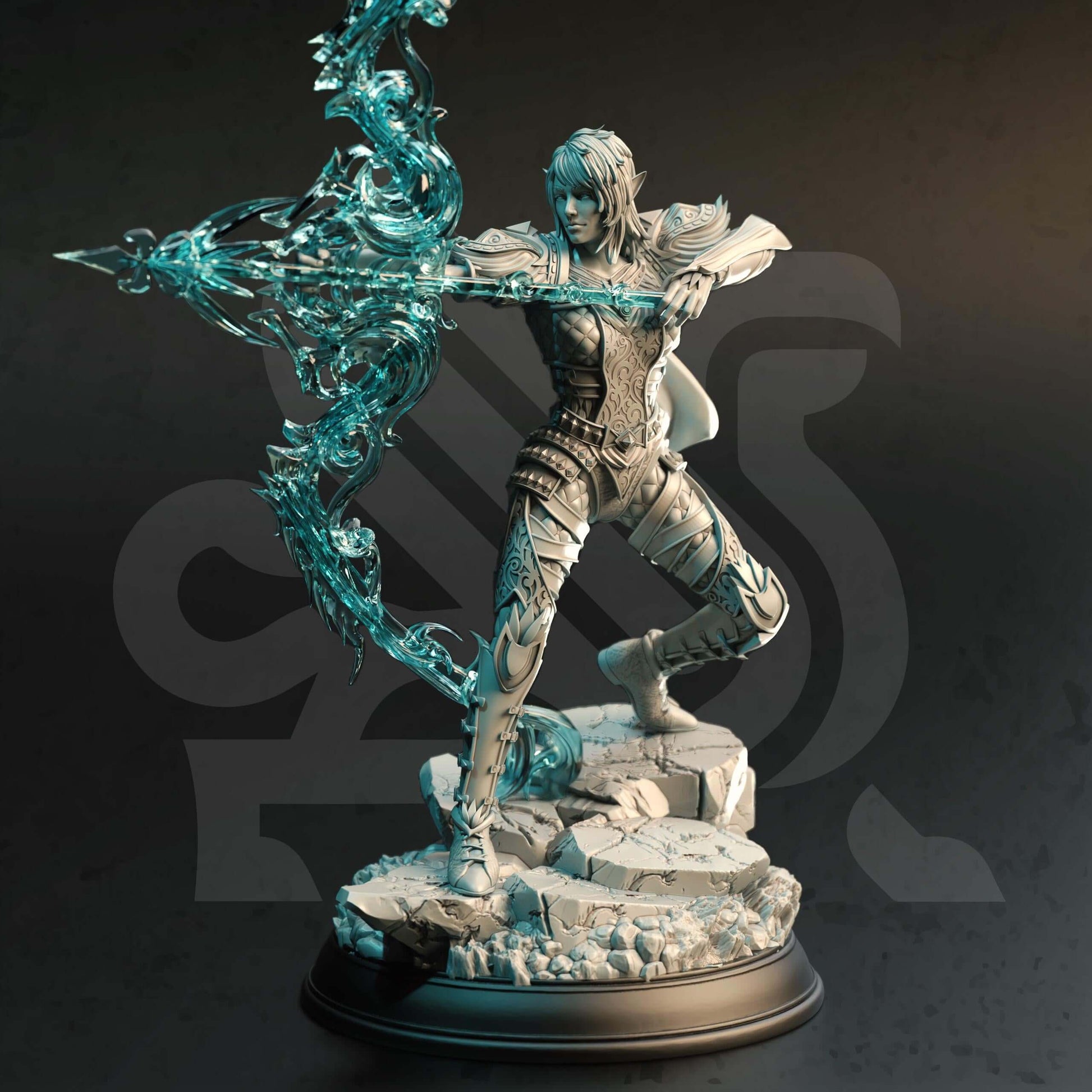 High Elf Arcane Archer - Eldiara - 3D Printed Resin RPG/Tabletop/Boardgames Miniature DM Stash