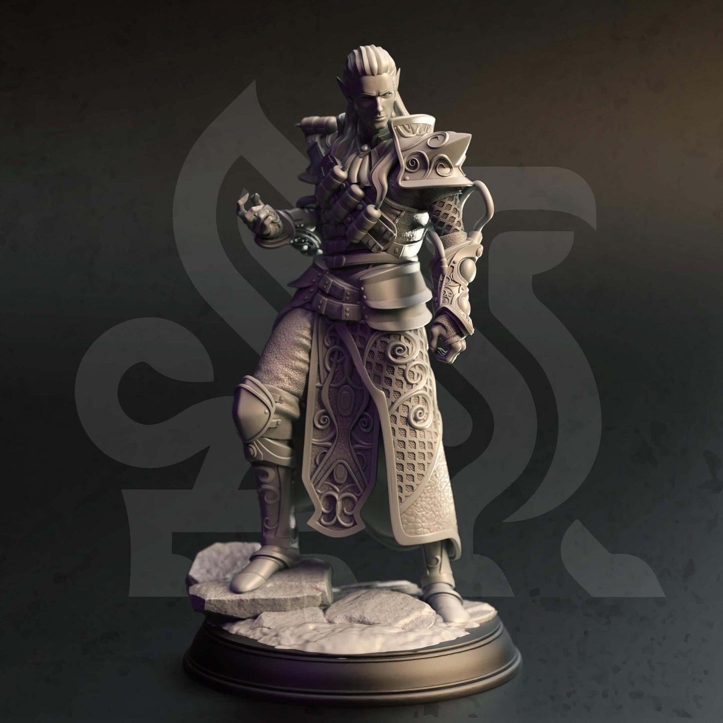 High Elf Artificer - Netros - 3D Printed Resin RPG/Tabletop/Boardgames Miniature DM Stash