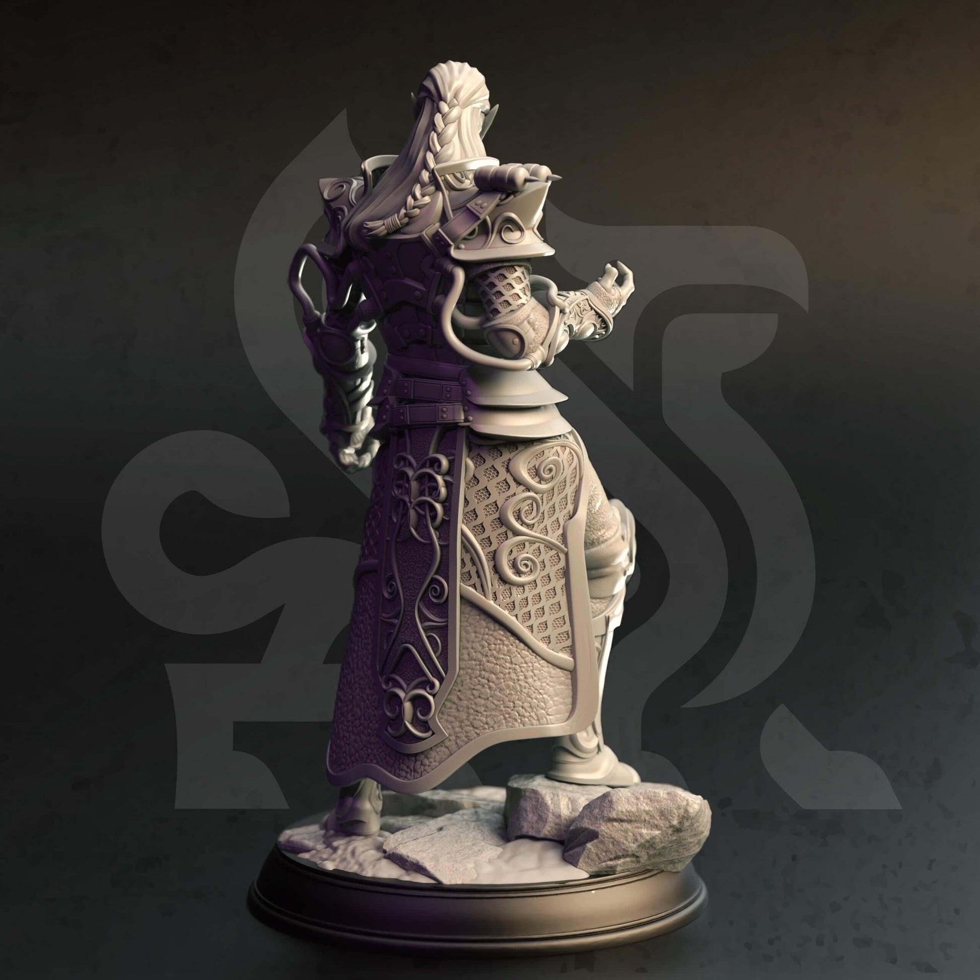 High Elf Artificer - Netros - 3D Printed Resin RPG/Tabletop/Boardgames Miniature DM Stash