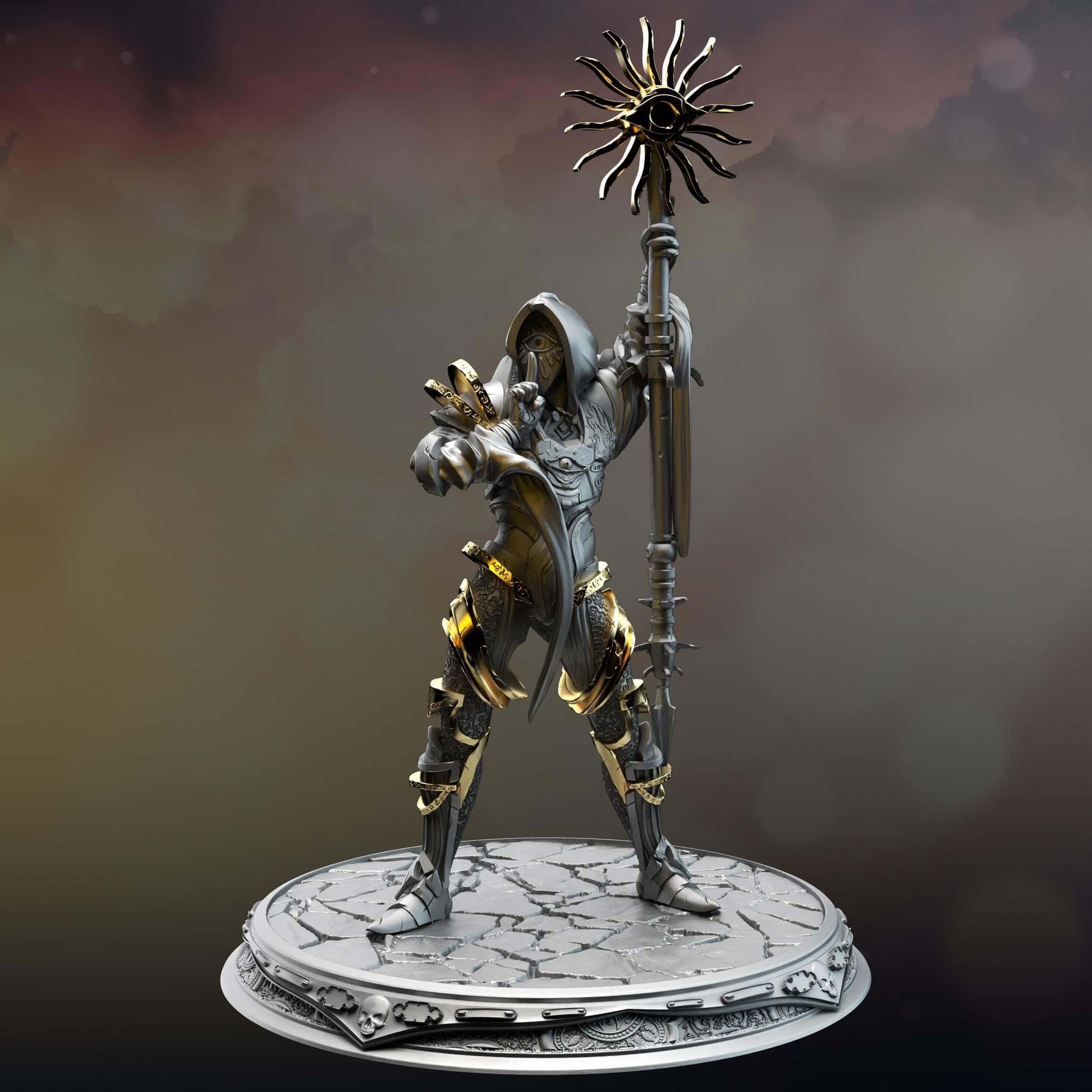 Divine of Secrets - Seroca - 3D Printed Resin RPG/Tabletop/Boardgames Miniature DM Stash