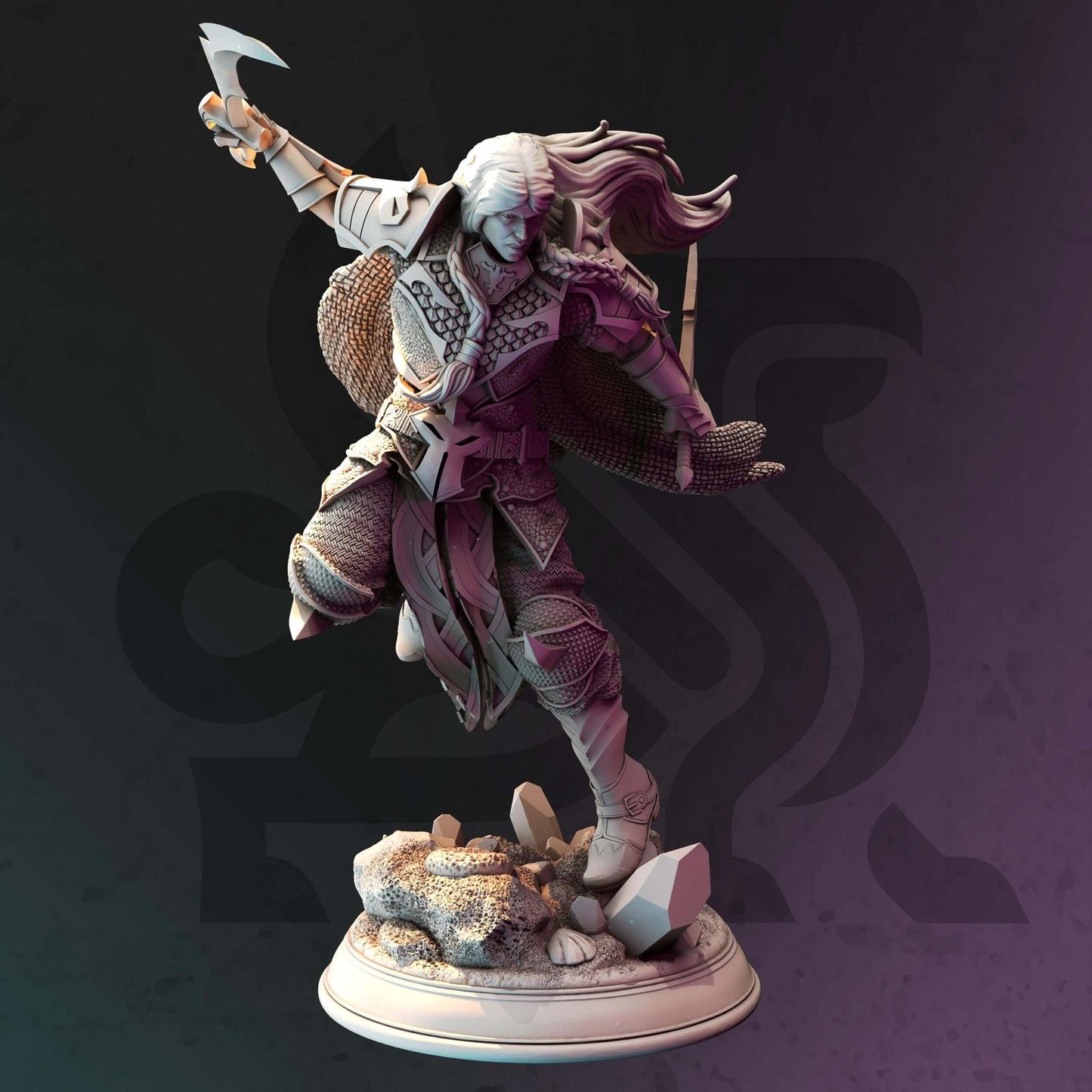 Drow Underdark Ranger - Xandir - 3D Printed Resin RPG/Tabletop/Boardgames Miniature DM Stash