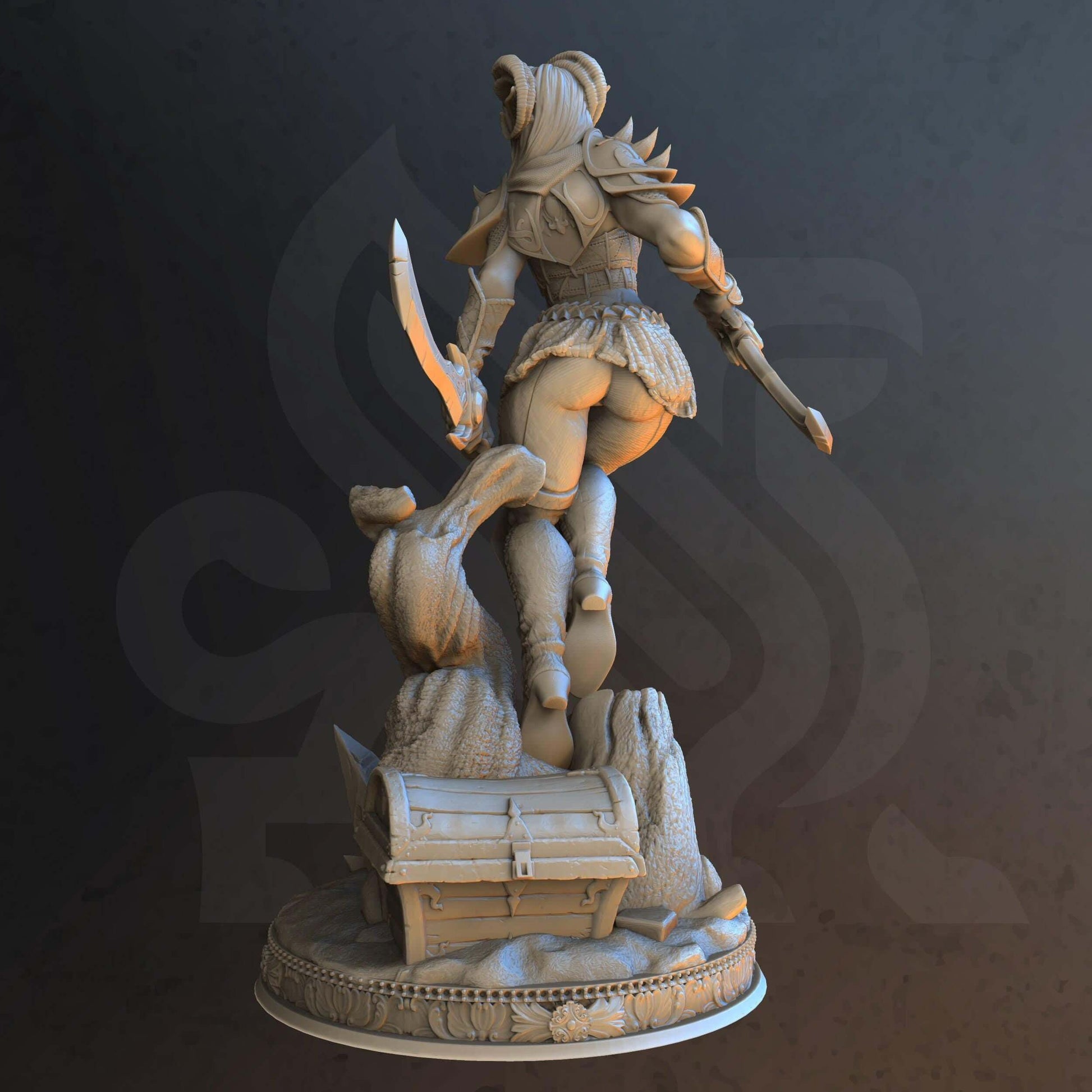 Master of Poisoned Talons – Orlena - 3D Printed Resin RPG/Tabletop/Boardgames Miniature DM Stash