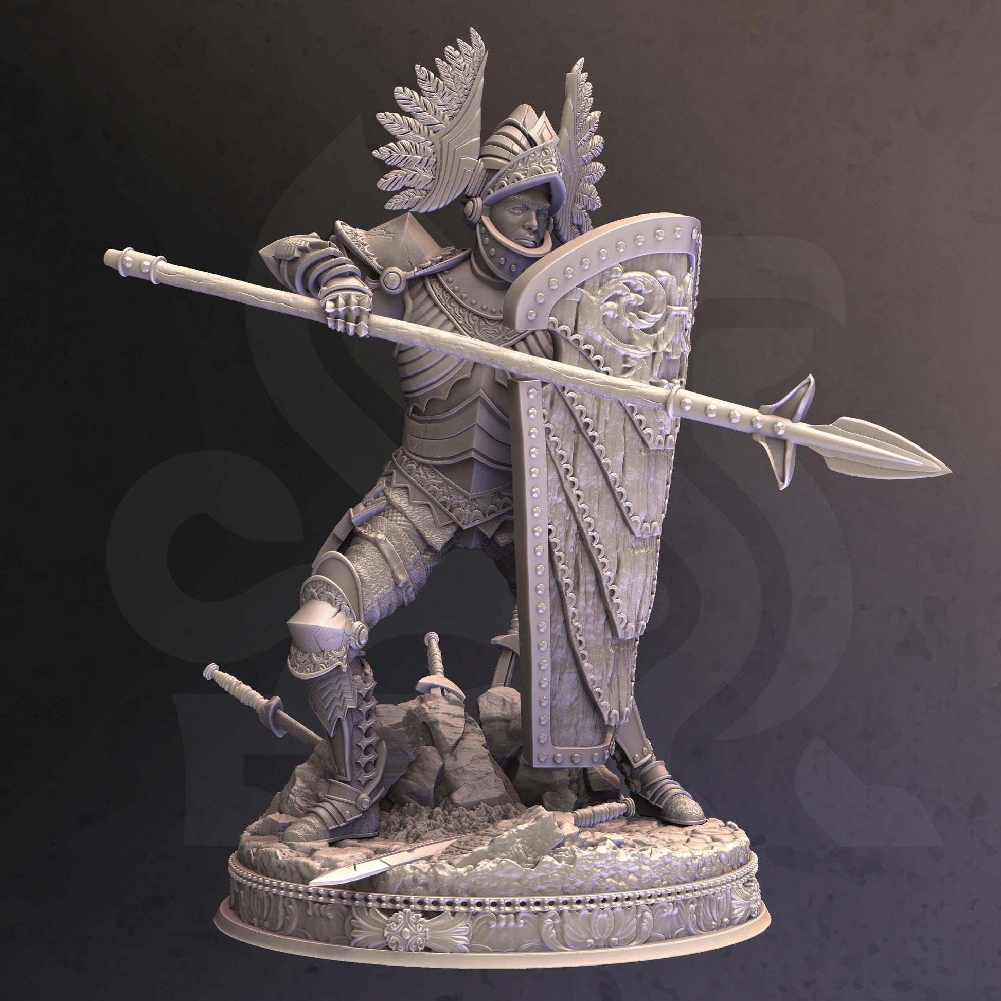 Tower Guard - Eridius Falx - 3D Printed Resin RPG/Tabletop/Boardgames Miniature DM Stash