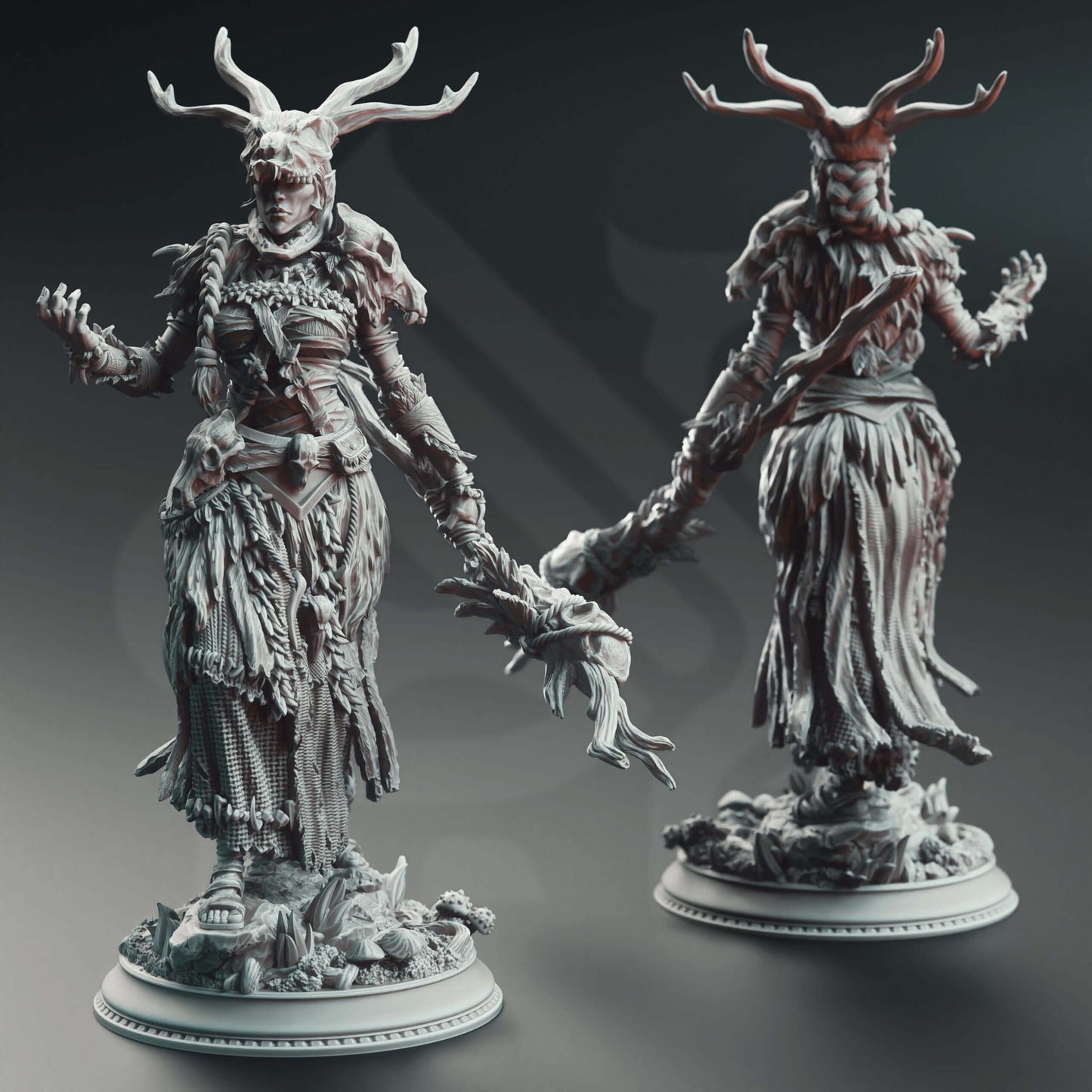 Goliath Druid Elder - Turak'tali - 3D Printed Resin RPG/Tabletop/Boardgames Miniature DM Stash