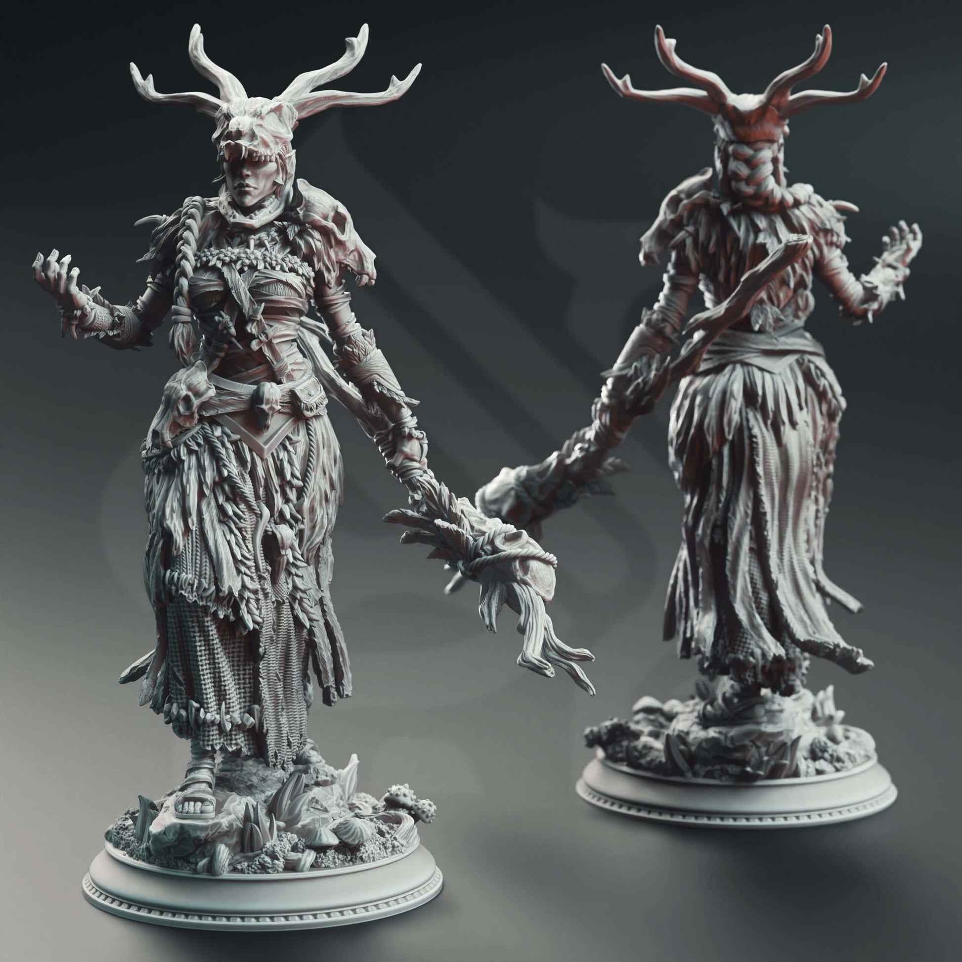 Goliath Druid Elder - Turak'tali - 3D Printed Resin RPG/Tabletop/Boardgames Miniature DM Stash