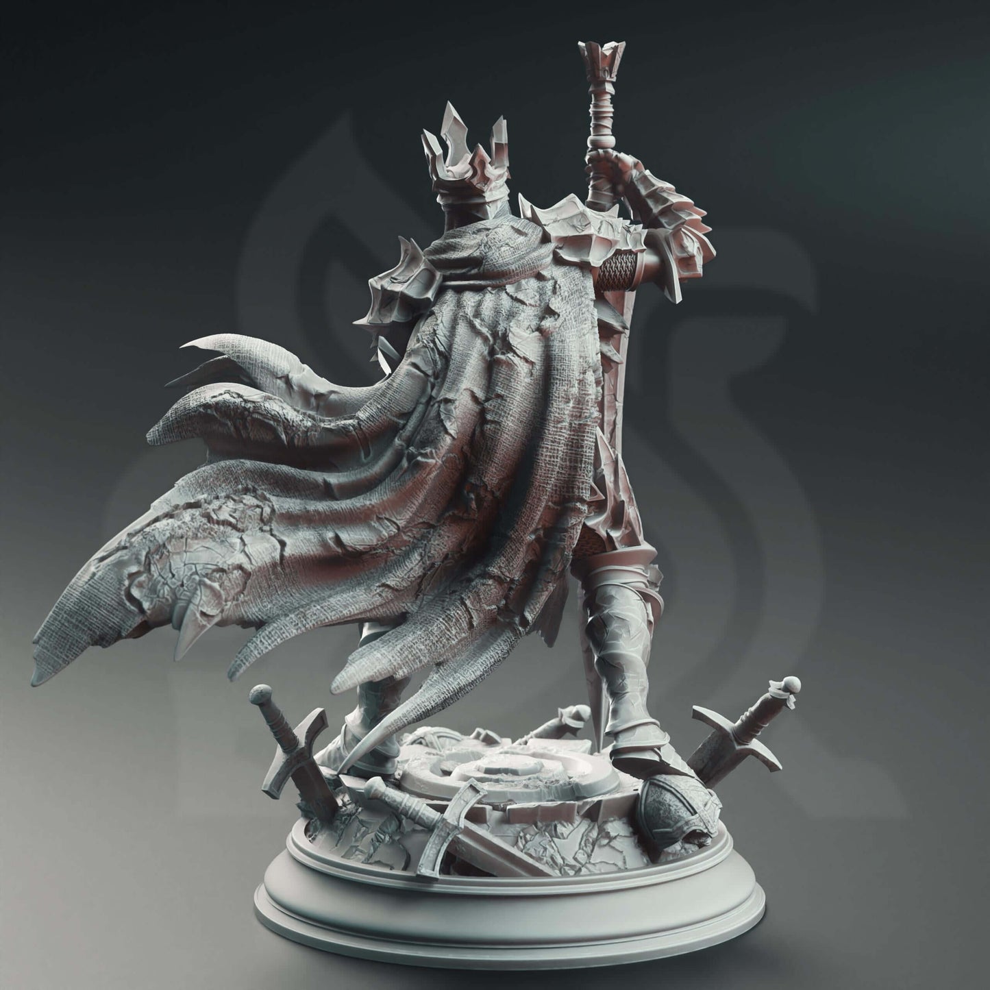 Void Knight - Ser Elias the Forgotten - 3D Printed Resin RPG/Tabletop/Boardgames Miniature DM Stash