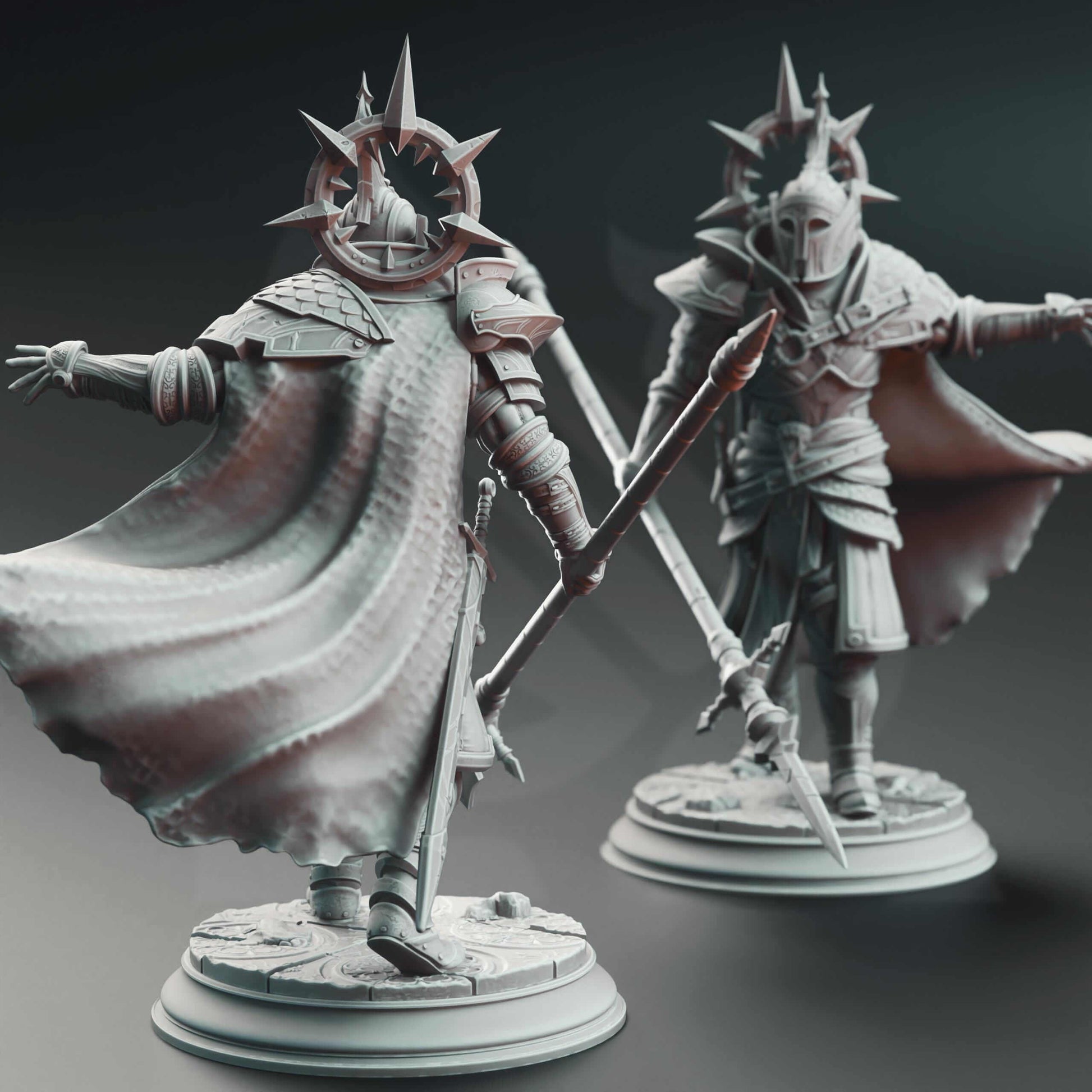 Bodyguard Knight - Roland the Dutiful - 3D Printed Resin RPG/Tabletop/Boardgames Miniature DM Stash