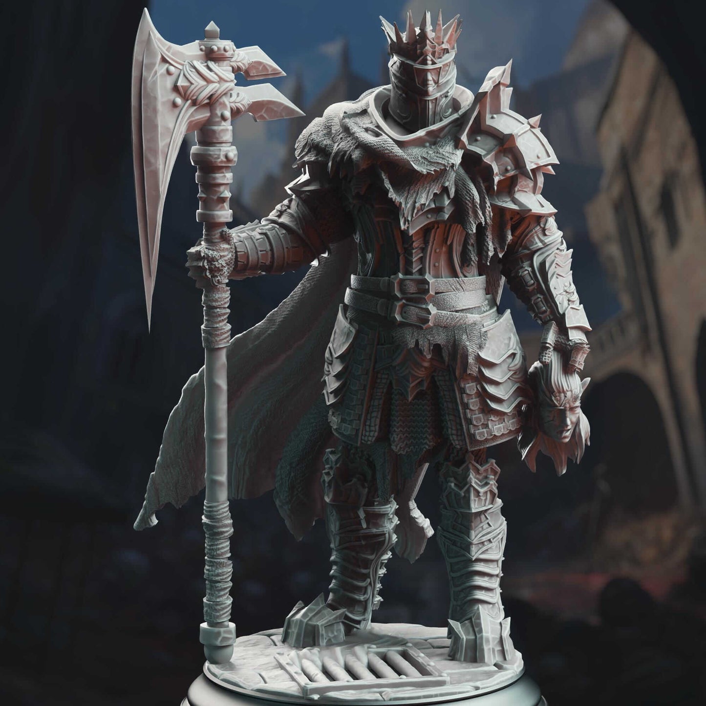 Executioner Knight - Gerhardt the Unwavering - 3D Printed Resin RPG/Tabletop/Boardgames Miniature DM Stash